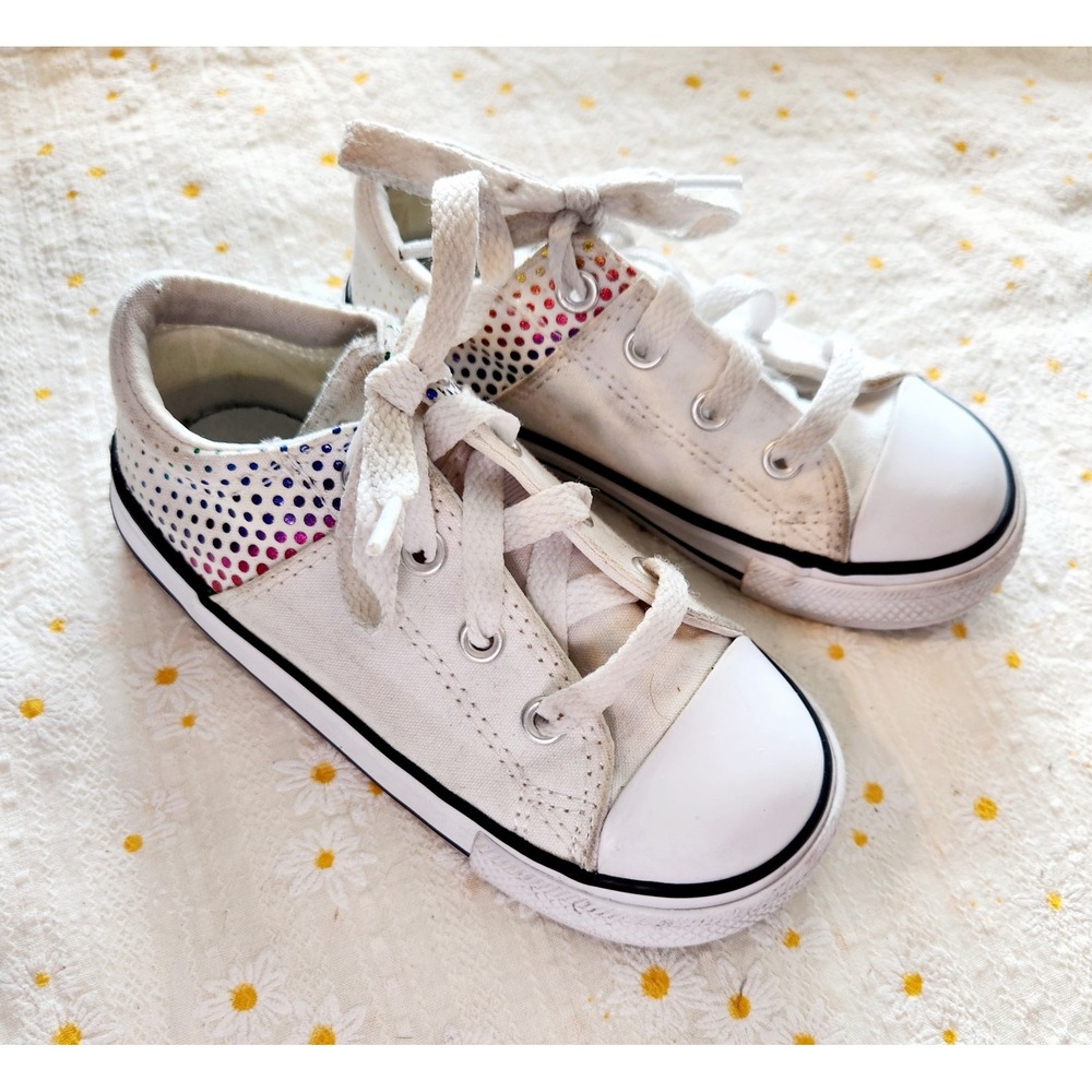 Converse Converse Pride‎ Rainbow Dot Madison Shoes Sneaker White Size 8c